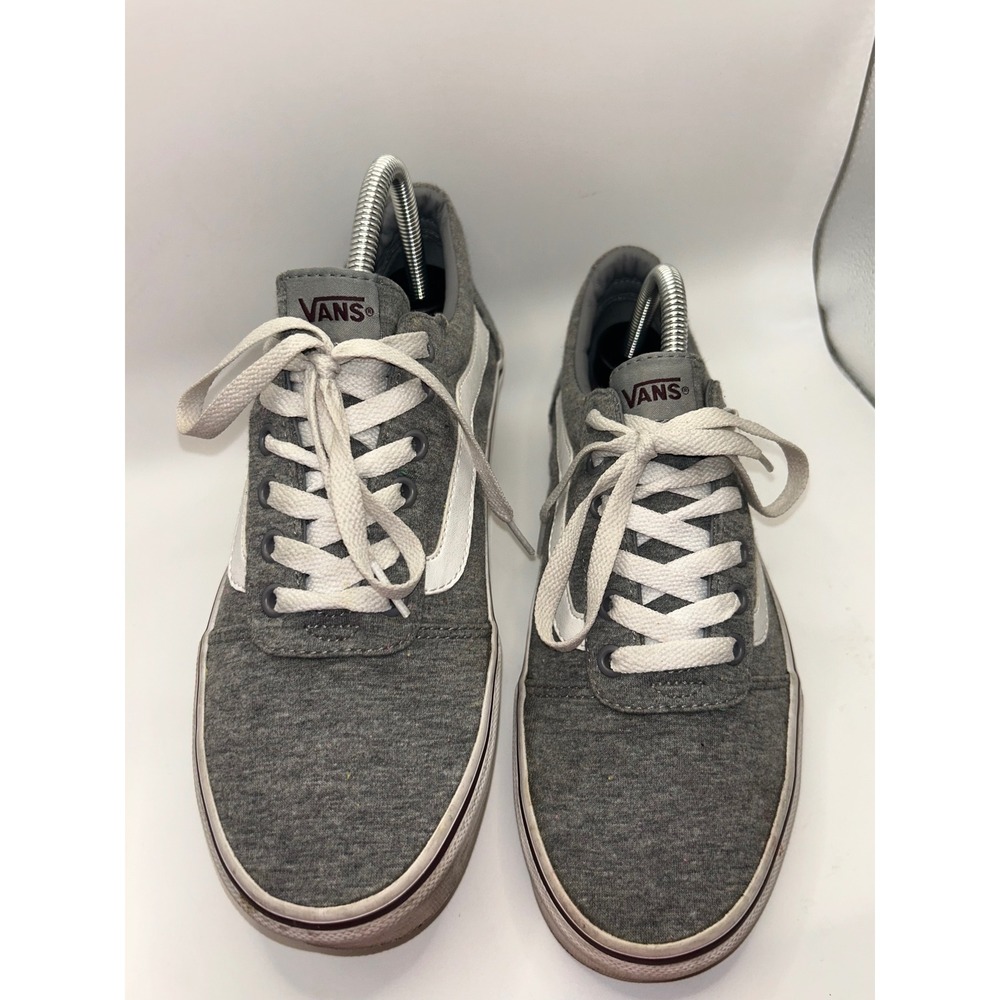 Vans Ward Low Top Heathered Grey Jersey Skate Shoes Womens 9 Mens 7.5 - Picture 3 of 11